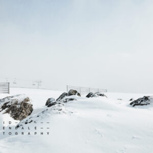Falls Creek #48 Fine Art Print, peak winter season Ski resort & alpine view