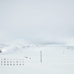 Falls Creek #51 Fine Art Print, peak winter season Ski resort & alpine view