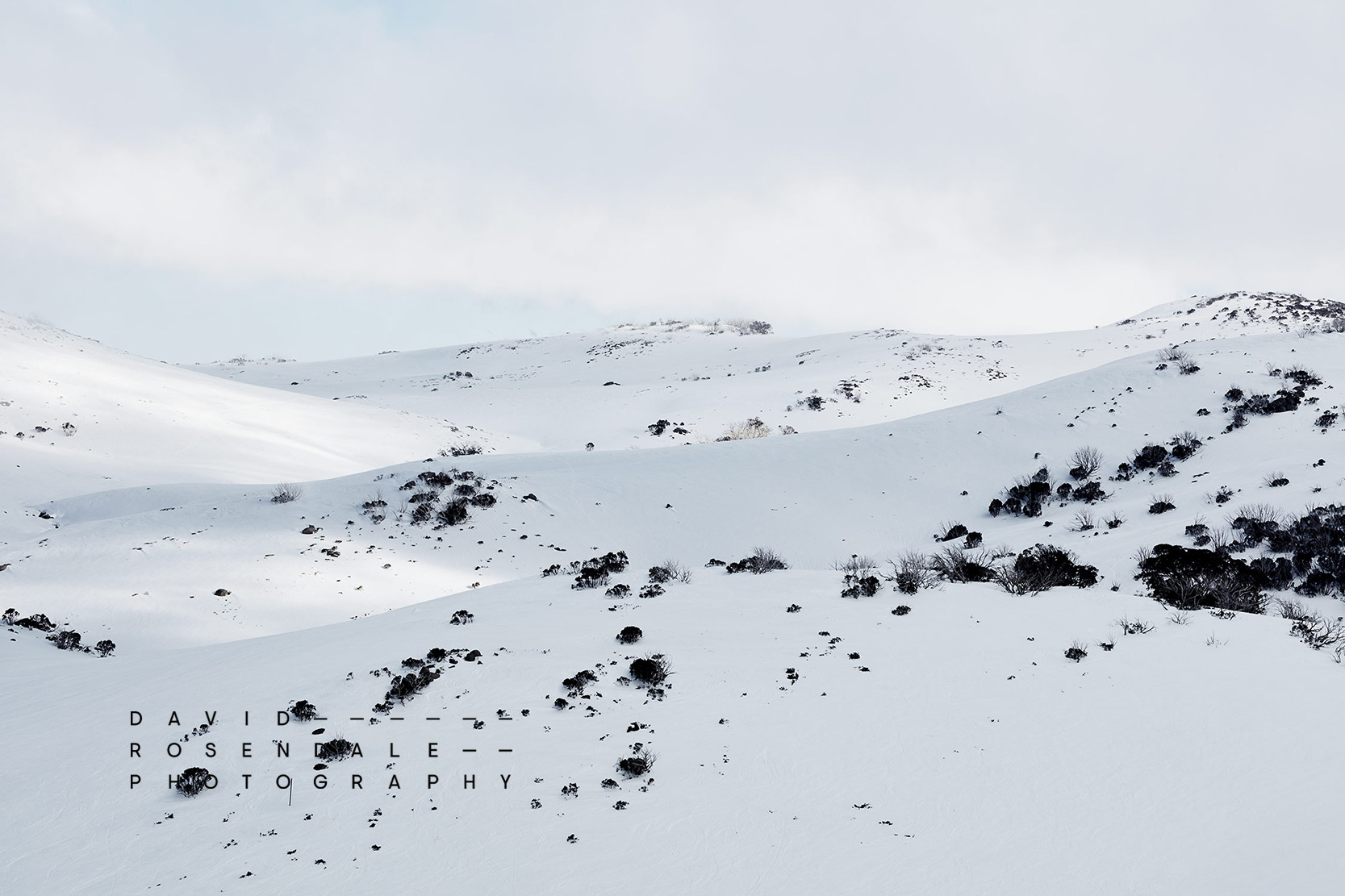 Falls Creek #53 Fine Art Print, peak winter season Ski resort & alpine view