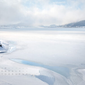 Falls Creek #96 Fine Art Print, frozen lake in bogong high plains in winter