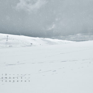 Falls Creek #14 from the series The Fall 2016, Fine Art Print, distant mountain view of ski lift