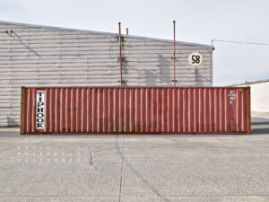 Tottenham #1, fine art print, form the series, the hum of industry, shipping container in industrial west melbourne