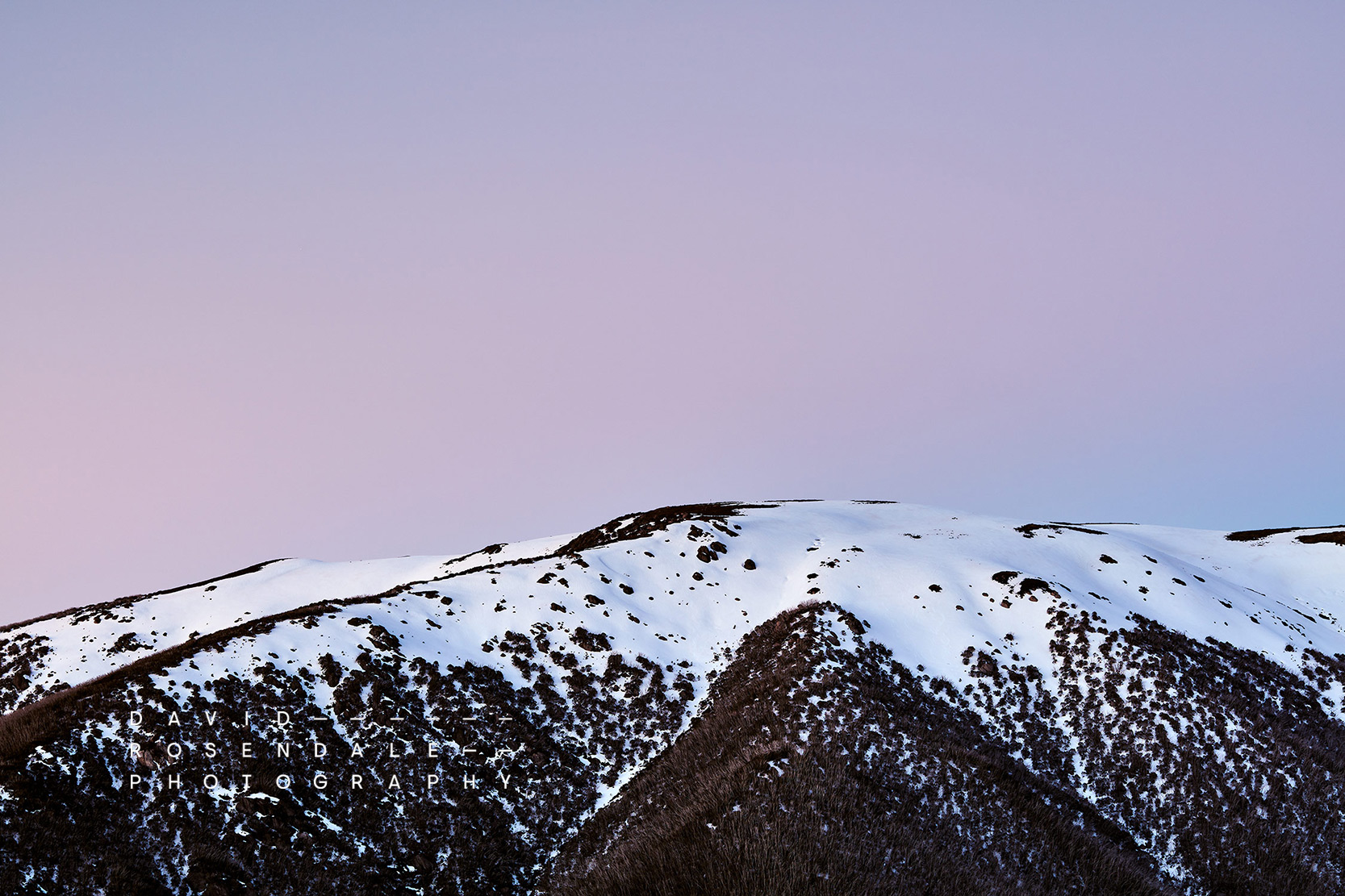 Falls Creek #61 Fine Art Print, sunset in mountains